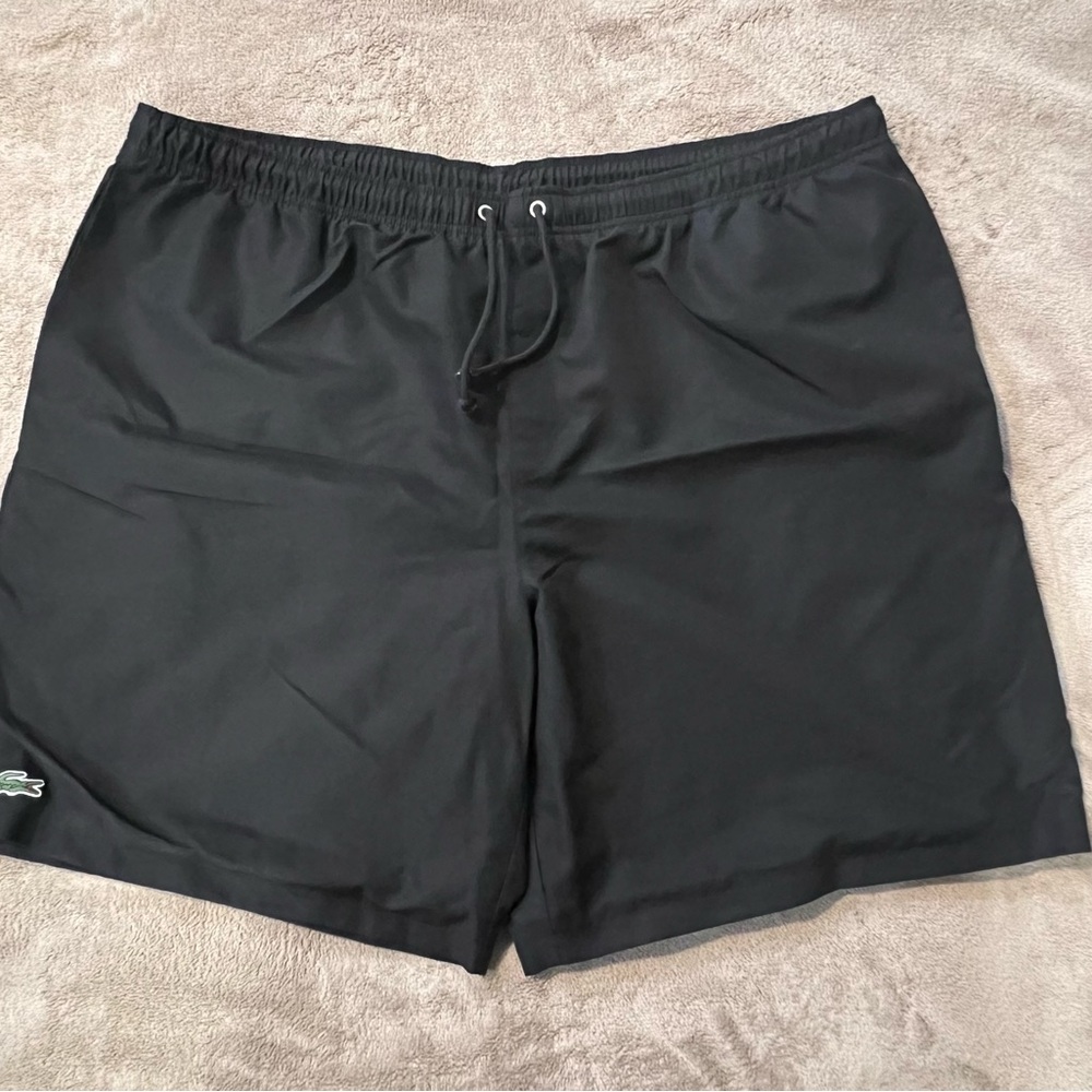 Lacoste Men's Black Athletic Shorts
